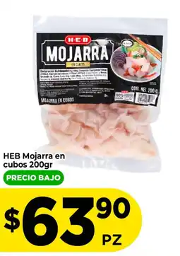 HEB H-E-B mojarra en cubos oferta