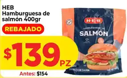 HEB HEB Hamburguesa de salmón oferta