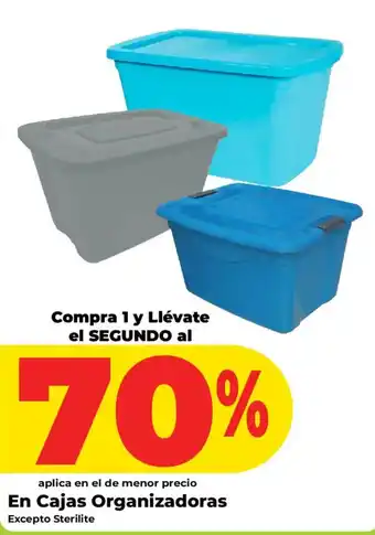 HEB Cajas Organizadoras oferta