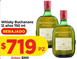 HEB Whisky Buchanans 12 años oferta