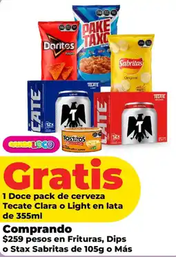 HEB Tecate Clara o Light oferta