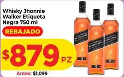 HEB Whisky Jhonnie Walker Etiqueta Negra oferta