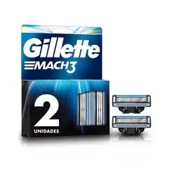 Farmacias YZA Gillette Mach 3 Base Cartuchos 2 Pzas oferta