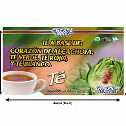 Farmacias YZA Te Corazon De Alcachofa 30 Sobres oferta