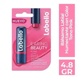 Farmacias YZA Labello Caring Beauty Pink 4.8G oferta