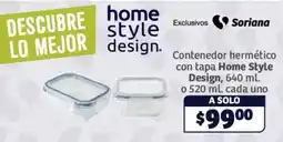 Soriana Híper Home Style Design oferta