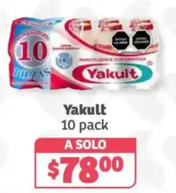 Soriana Híper Yakult 10 pack oferta