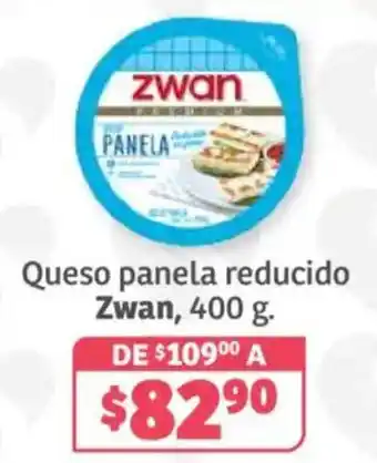 Soriana Híper Zwan queso panela reducido oferta