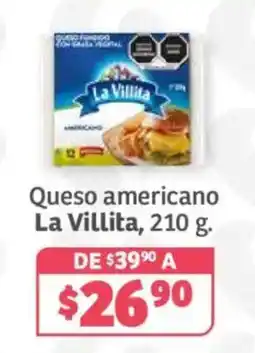 Soriana Híper La Villita queso americano oferta