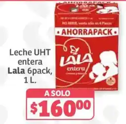 Soriana Híper Lala leche UHT entera oferta