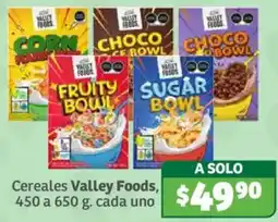 Soriana Híper Cereales Valley Foods oferta