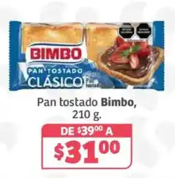 Soriana Híper Bimbo Pan Tostado Clásico oferta