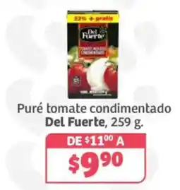 Soriana Híper Del Fuerte puré tomate condimentado oferta