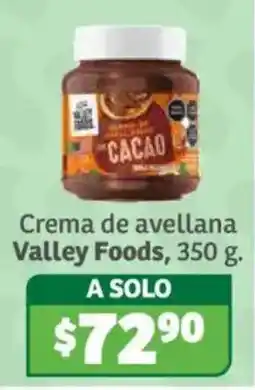 Soriana Híper Valley Foods Crema de avellana oferta