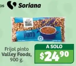 Soriana Híper Valley Foods frijol pinto oferta