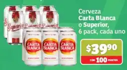 Soriana Híper Carta Blanca o Superior oferta