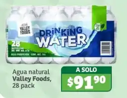 Soriana Híper Valley Foods Drinking Water oferta
