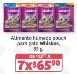 Soriana Híper Whiskas alimento húmedo pouch para gato oferta