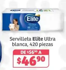 Soriana Híper Elite servilleta ultra blanca oferta