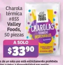 Soriana Híper Valley Foods charolas térmicas desechables oferta