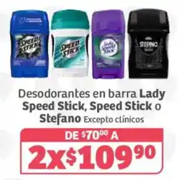 Soriana Híper Lady Speed Stick Desodorantes en barra oferta