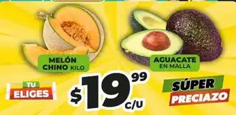 Chino - melón kilo / aguacate en malla