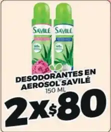 Merco Savilé - desodorantes en aerosol oferta
