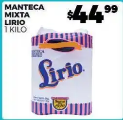 Merco Lirio - manteca mixta 1 kilo oferta