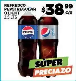 Merco Pepsi - refresco pepsi regular o light oferta