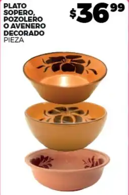 Merco Plato Sopero, Pozolero O Avenero Decorado oferta