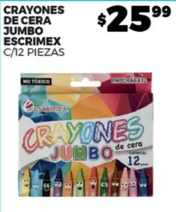 Merco escrimex crayones jumbo oferta