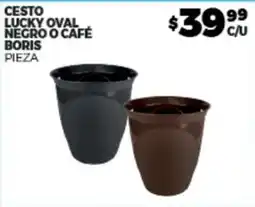 Merco Cesto Lucky Oval Negro O Café oferta