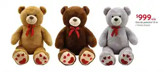 Walmart Oso de peluche 1.5m oferta