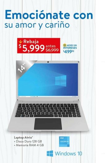 Walmart Laptop Atvio oferta