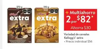 Variedad de Cereales Kellogg's extra