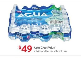 Walmart Agua Great Value oferta