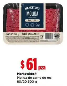 Bodega Aurrerá Marketside Molida de carne de res oferta