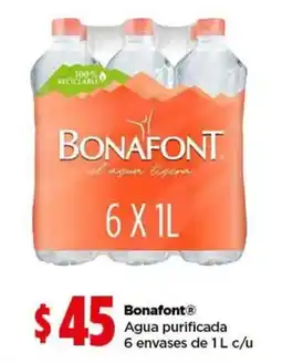 Bodega Aurrerá Bonafont agua purificada oferta