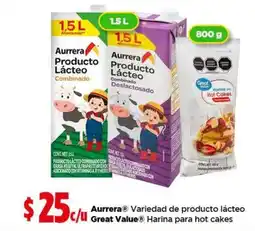 Bodega Aurrerá Aurrera® Variedad de producto lácteo Great Value® Harina para hot cakes oferta