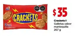 Bodega Aurrerá Crackets Galletas sabor mantequilla oferta