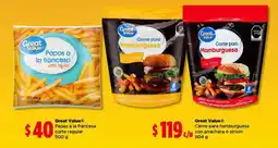 Bodega Aurrerá Great Value Carne para hamburguesa con arrachera o sirloin oferta