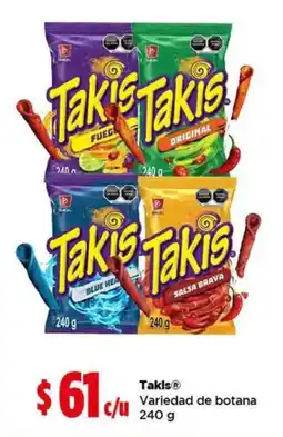 Bodega Aurrerá Takis® Variedad de botana oferta