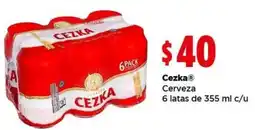 Bodega Aurrerá Cezka Cerveza oferta