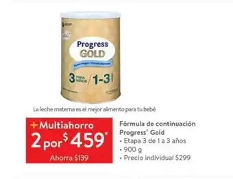 Formula de continuacion Progress Gold