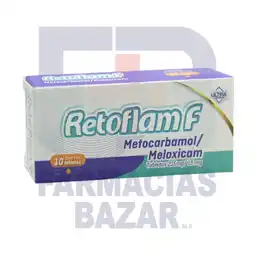 Farmacias Bazar RETOFLAM F 215/15MG 10 TABLETAS ULTRA oferta