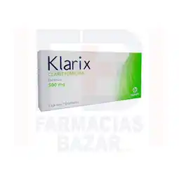 Farmacias Bazar KLARIX 500MG 10 TABLETAS MAVER oferta
