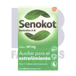 Farmacias Bazar SENOKOT 187MG 28 TABLETAS oferta