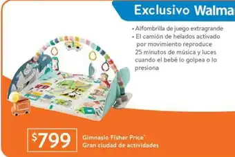 Walmart Gimnasio Fisher Price Gran ciudad de actividades oferta