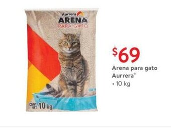 Arena para gato Aurrera 10kg
