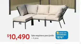 Sala Esquinera para jardin